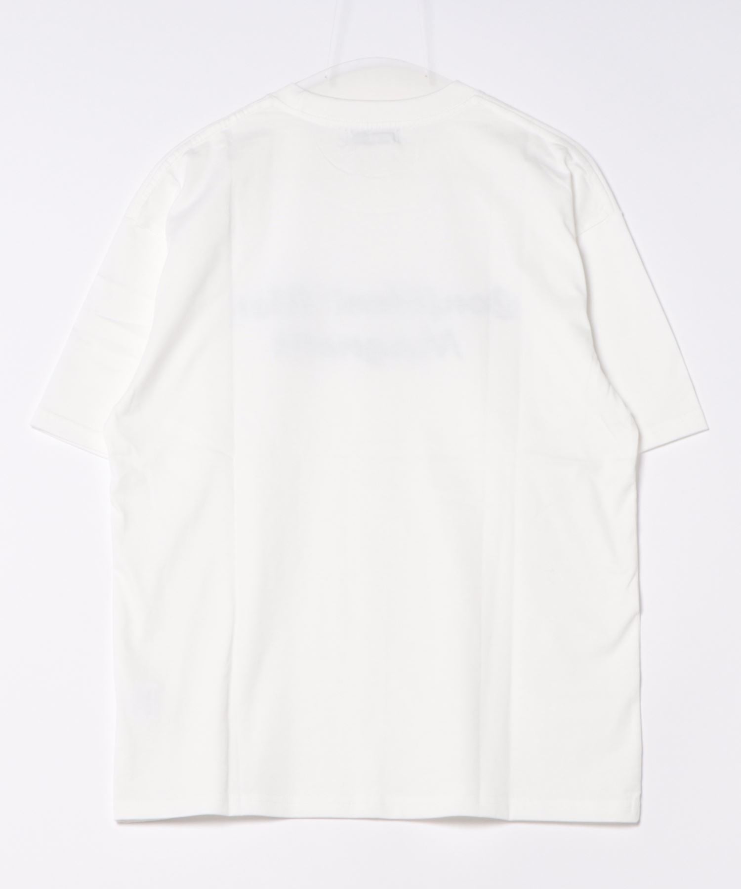 【aimoha MEN】HEAVY COTTON T-SHIRT ワンポイント半袖 Tシャツ