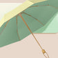 【晴雨兼用】UVカット ミニ 木製持ち手 マカロンカラー折り畳み傘
