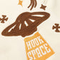 【HOOK -original- 】個性派宇宙サガラ刺繍前開きジップパーカー