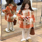 【aimoha-KIDS-】韓国子供服　クリスマスかわいいモコモコ厚手アウター