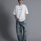 【aimoha neo】DISTRESSED BAGGY JEANS