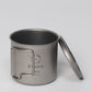 【 S'more / Titanium Mug with Lid 】チタニウムマグリッド 蓋付きチタンマグカップ